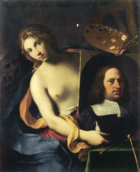 Giovanni Domenico Cerrini Allegory of Painting. oil painting image